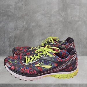 Brooks Ghost 7. Men's 11.5 (D). Kaleidoscope print. Good used condition.